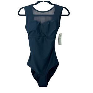 Albion the Aubrey black one piece swimsuit S 4